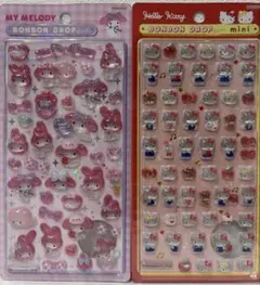 ｛正規品｝ボンボンドロップシール　マイメロ　キティ　サンリオ　第二弾　ミニ