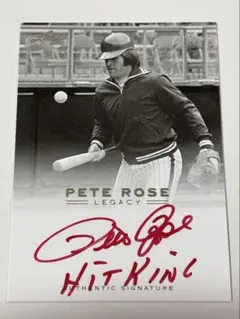 ROSE 故P.ローズ 10枚限定直筆サインカード/インスク「HIT KING」