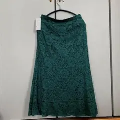 UNIQLO レディース レーススカート M 緑