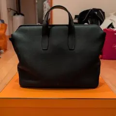 エルメス バッグ ポルトドキュメント シティニュース ブリーフケース 黒　新品のサムネイル