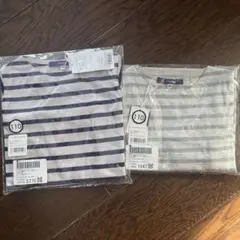 OMNES 長袖Tシャツ　ボーダー　110 2枚セット