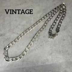 VINTAGE ヴィンテージ シルバー925 チェーンネックレス 45cmのサムネイル