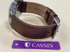18mm ヴィンテージ調 時計バンド CASSIS 茶色
