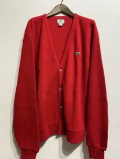 90s Lacoste ラコステ カーディガン Lサイズ アメリカ製