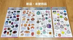 【新品・未使用】大人の図鑑シール 4種セット 鉱物 パン たまごっち