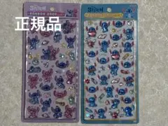 【正規品】２枚セット！ボンボンドロップシール　スティッチ　らくがき　エンジェル