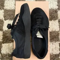 acne studious ブラック スエード スニーカーのサムネイル