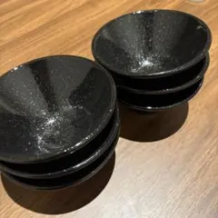 お茶碗　お椀　ブラック　6個セットのサムネイル