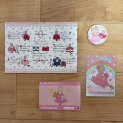 サンリオ マロンクリーム ポストカード＆カード＆缶バッジ 4点セット
