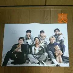 V6とNEWSの両面ピンナップ