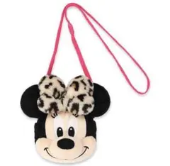 【即日発送】ミニー ヒョウ柄 ポシェット ショルダーバッグ