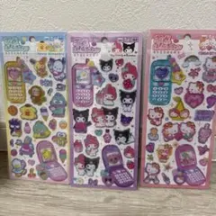 平成ハッピーフォン　サンリオキャラクター ステッカーセット　正規品　大人気