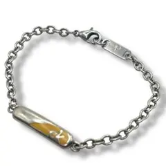 美品　カルバンクライン ck チェーン ロゴ ブレスレット シルバー