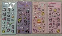 サンリオキャラクター ボンボンドロップ風シールセット 4枚