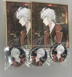 空咎 アイナナ 八乙女楽 缶バッジ 色紙