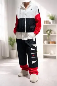 NIKE ナイキ ナイロン セットアップ Sサイズ上下セット ウィンドブレーカー