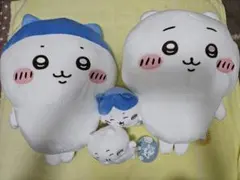 ちいかわ超BIGぬいぐるみ　ちいかわ　ハチワレ　採取ぬいぐるみ　4点セット