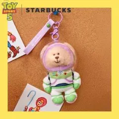 本日発送！韓国スタバ x TOY STORY キーチェーン(バズ・ライトイヤー)