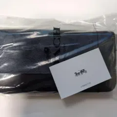 COACH ブラックレザー 長財布