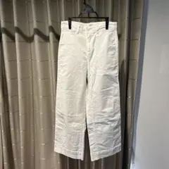 GAP 【00】ハイライズ ワイドレッグ クロップドカーキivory frost