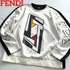 FENDI デカロゴ スウェット ジャージーニット 筆記体 サイズ50 L～XLのサムネイル