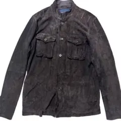 BANNA REPUBLIC★レザーシャツジャケット 山羊革 レザージャケット