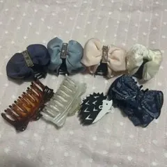 ヘアクリップ バンス 8コセット