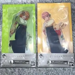 五等分の花嫁 ぬくもりを分かち合って 中野一花・四葉 ビッグアクリルスタンド