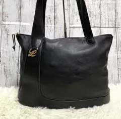 美品✨LOEWE/ロエベ/ブラックレザー ショルダーバッグ