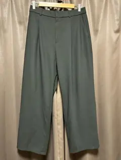 UNIQLO タックワイドパンツ ブラック XLサイズ