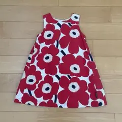 marimekko マリメッコ☆ ノースリーブワンピース (98/8Y)のサムネイル