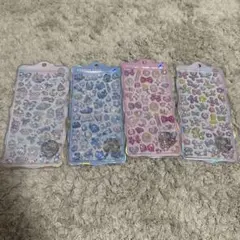 【正規品】ボンボンドロップシール　ちゅるきら　4枚セット