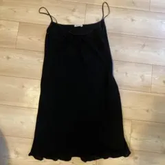 NICE CLAUP キャミワンピース ブラック