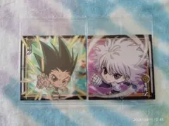 HUNTER×HUNTER ウエハース ゴン キルア SRシール 2枚セット