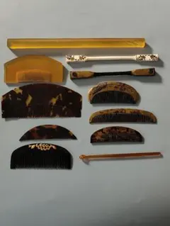 本鼈甲製 櫛簪セット