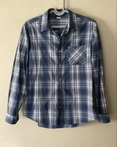 ● ジーユー GU　カジュアル チェックシャツ　L