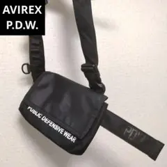 AVIREX PDW タクティカル ミニポーチ コーデュラ ブラック - メルカリ