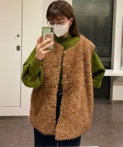 Kastane カスタネ ファーベスト ボアベスト