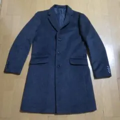 GU 　ジーユー　チェスターコート　シングルコート　コート　グレー　Mサイズ