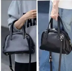 【極美品】AULENTTI オウレンティ2WAY ミニボストンバッグ 牛革