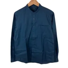 green label relaxing バンドカラー シャツ　防シワ　M