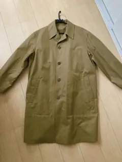 メンズ ステンカラーコート Lサイズ カーキ色 新品未使用