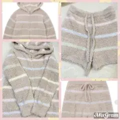 美品❣️GELATO PIQUE ジェラートピケ カラフルボーダーセットアップ