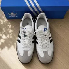 adidas SAMBA ホワイト ブラック 31cm uk12箱付きのサムネイル