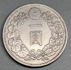 【本物保証】美品　準特年　明治17年銘　大型　一圓銀貨　丸銀左打 2025年最新】一圓銀貨 明治17年の人気アイテム - メルカリ
