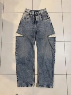 【確実正規品】Maison Margiela カットアウトデニム 38 即日発送のサムネイル