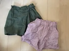 GU アプレレクール キュロットパンツ 2点セット