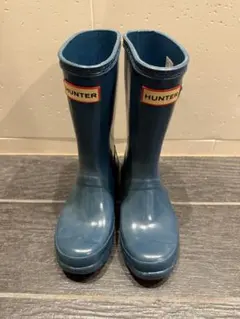HUNTER レインブーツ ネイビー キッズ　19cmのサムネイル