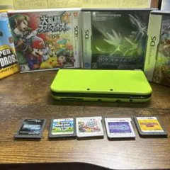 ⚠️説明欄New Nintendo 3DS LL 本体 ライムグリーンカセット付き