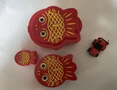 ちょきんぎょ ケース　のびてちょきんぎょ　ミニカー 4点セット まとめ売り